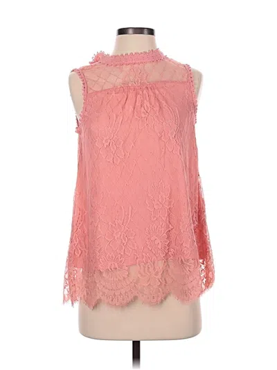 Pre-owned Assorted Brands Sleeveless Blouse In Pink