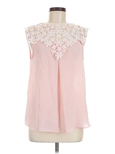 Pre-owned Assorted Brands Sleeveless Blouse In Pink