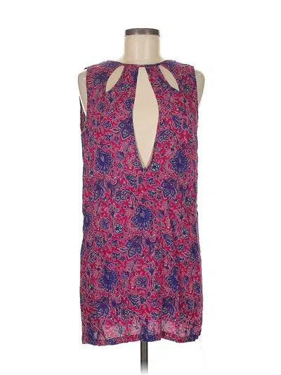 Pre-owned Assorted Brands Sleeveless Blouse In Purple