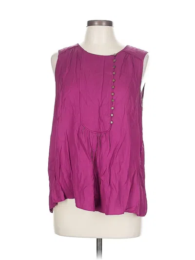 Pre-owned Assorted Brands Sleeveless Blouse In Purple