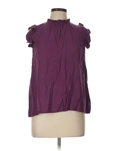 Pre-owned Assorted Brands Sleeveless Blouse In Purple