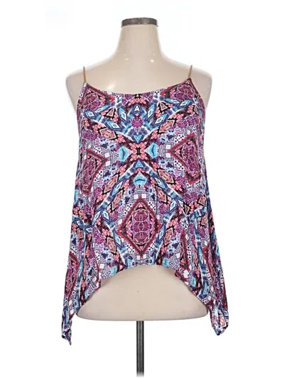 Pre-owned Assorted Brands Sleeveless Blouse In Purple
