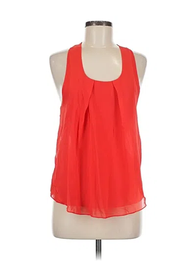 Pre-owned Assorted Brands Sleeveless Blouse In Red