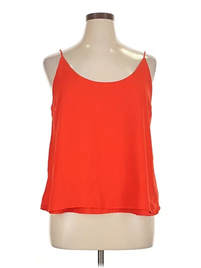 Pre-owned Assorted Brands Sleeveless Blouse In Red