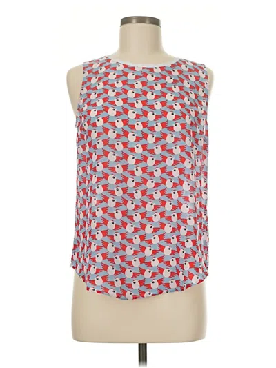 Pre-owned Assorted Brands Sleeveless Blouse In Red