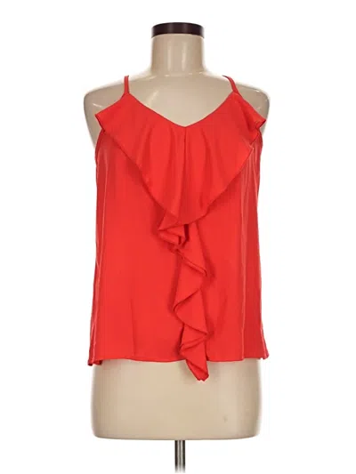 Pre-owned Assorted Brands Sleeveless Blouse In Red