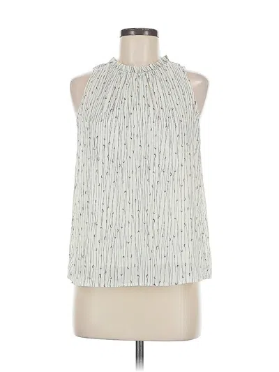 Pre-owned Assorted Brands Sleeveless Blouse In Silver