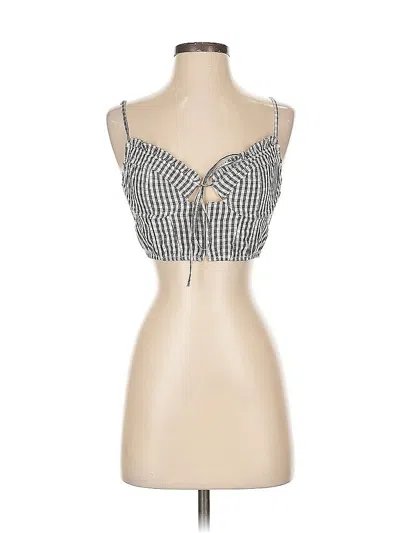 Pre-owned Assorted Brands Sleeveless Blouse In Silver