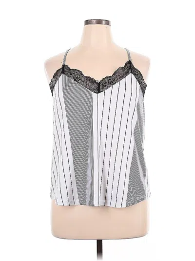 Pre-owned Assorted Brands Sleeveless Blouse In Silver