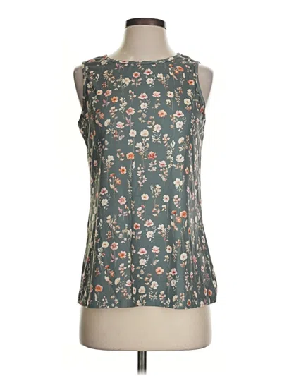 Pre-owned Assorted Brands Sleeveless Blouse In Teal
