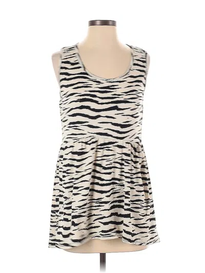 Pre-owned Assorted Brands Sleeveless Blouse In White