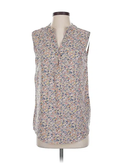 Pre-owned Assorted Brands Sleeveless Blouse In White