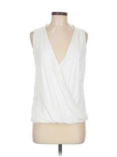 Pre-owned Assorted Brands Sleeveless Blouse In White