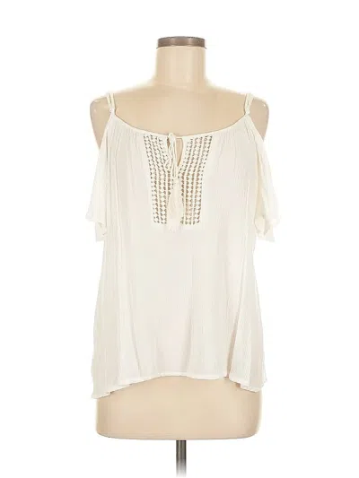 Pre-owned Assorted Brands Sleeveless Blouse In White