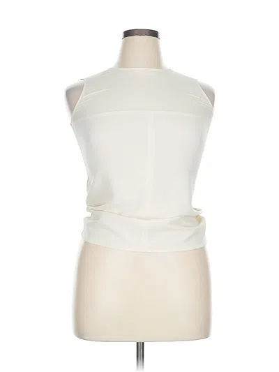Pre-owned Assorted Brands Sleeveless Blouse In White