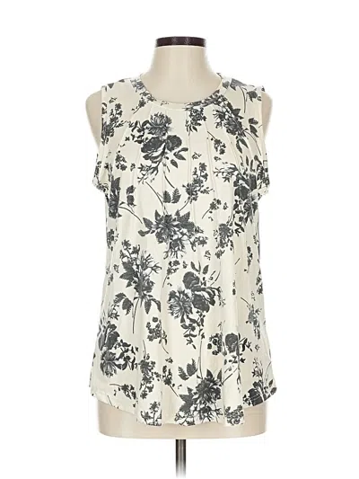 Pre-owned Assorted Brands Sleeveless Blouse In White