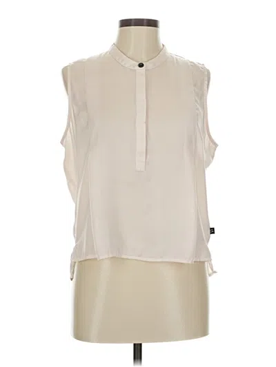 Pre-owned Assorted Brands Sleeveless Blouse In White