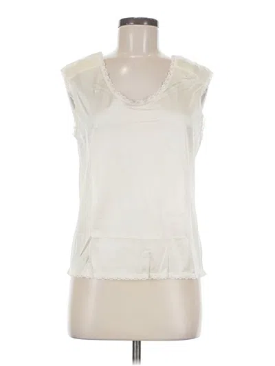 Pre-owned Assorted Brands Sleeveless Blouse In White