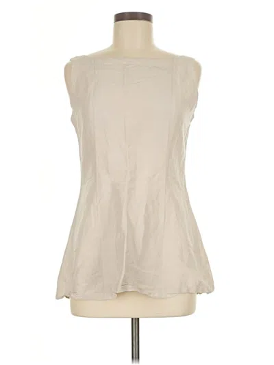 Pre-owned Assorted Brands Sleeveless Blouse In White