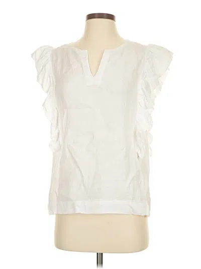Pre-owned Assorted Brands Sleeveless Blouse In White