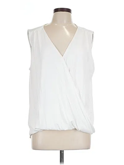 Pre-owned Assorted Brands Sleeveless Blouse In White