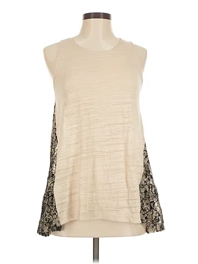Pre-owned Assorted Brands Sleeveless Blouse In White