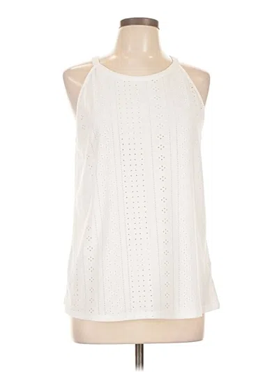 Pre-owned Assorted Brands Sleeveless Blouse In White
