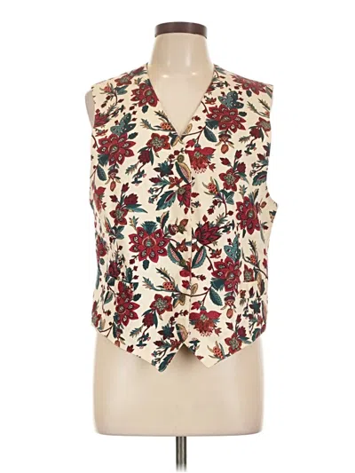 Pre-owned Assorted Brands Sleeveless Blouse In White