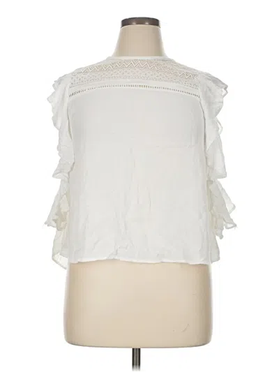 Pre-owned Assorted Brands Sleeveless Blouse In White