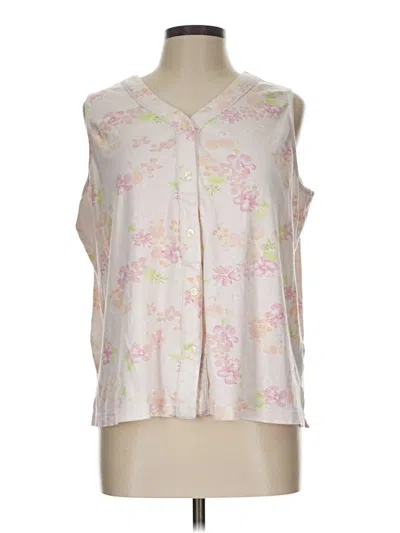 Pre-owned Assorted Brands Sleeveless Blouse In White