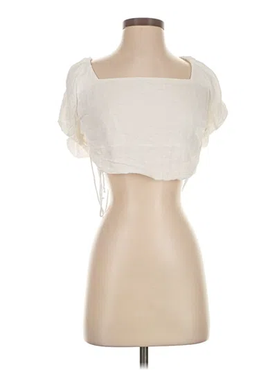 Pre-owned Assorted Brands Sleeveless Blouse In White