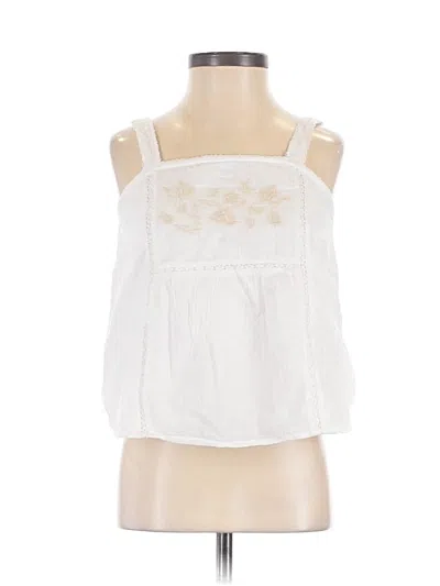 Pre-owned Assorted Brands Sleeveless Blouse In White