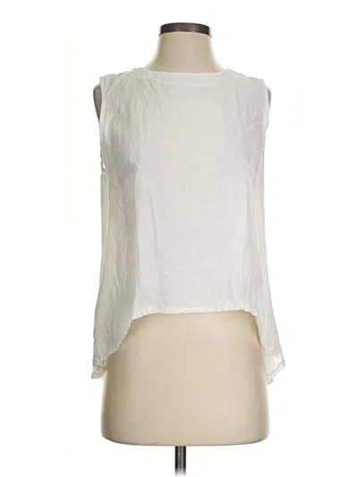 Pre-owned Assorted Brands Sleeveless Blouse In White