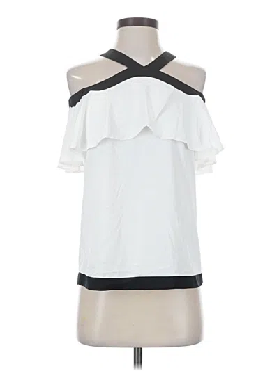 Pre-owned Assorted Brands Sleeveless Blouse In White