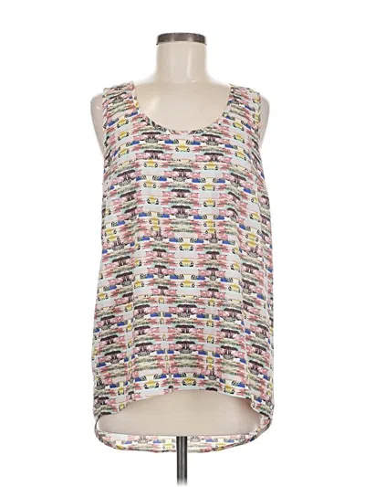 Pre-owned Assorted Brands Sleeveless Blouse In White