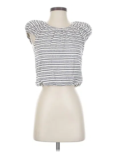 Pre-owned Assorted Brands Sleeveless Blouse In White