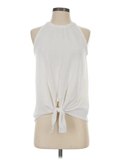 Pre-owned Assorted Brands Sleeveless Blouse In White