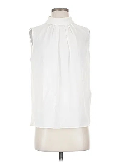 Pre-owned Assorted Brands Sleeveless Blouse In White