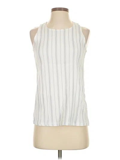 Pre-owned Assorted Brands Sleeveless Blouse In White