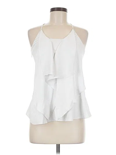 Pre-owned Assorted Brands Sleeveless Blouse In White