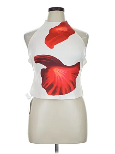 Assorted Brands Sleeveless Blouse In White