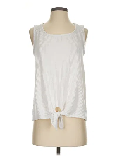 Pre-owned Assorted Brands Sleeveless Blouse In White