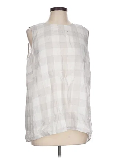 Pre-owned Assorted Brands Sleeveless Blouse In White