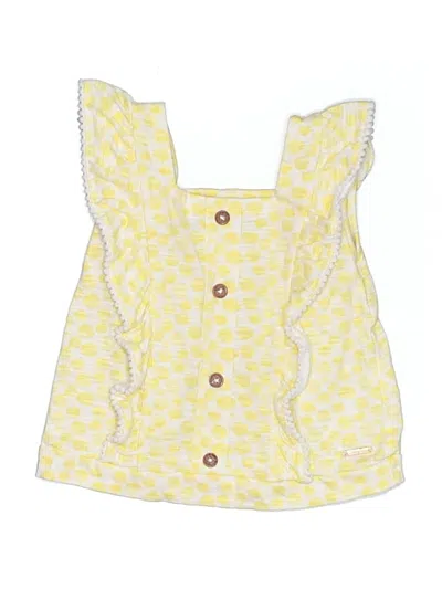 Pre-owned Assorted Brands Kids' Sleeveless Blouse In Yellow