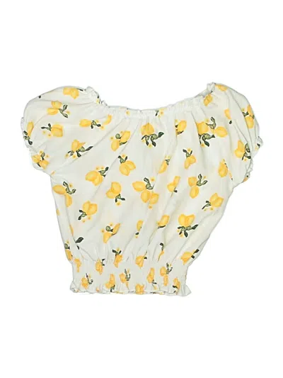 Pre-owned Assorted Brands Kids' Sleeveless Blouse In Yellow