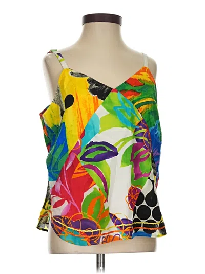 Pre-owned Assorted Brands Sleeveless Blouse In Yellow