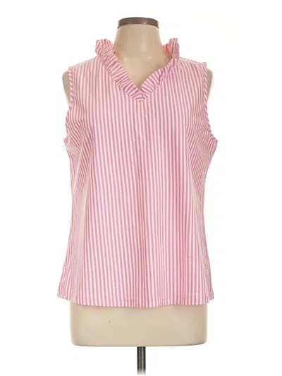 Assorted Brands Sleeveless Button Down Shirt In Multi