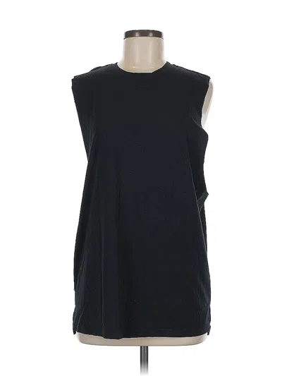 Pre-owned Assorted Brands Sleeveless T-shirt In Black