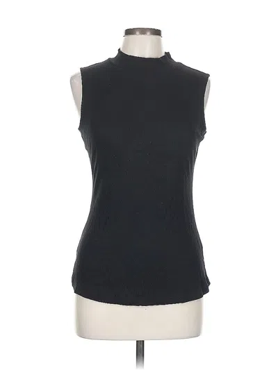 Pre-owned Assorted Brands Sleeveless T-shirt In Black