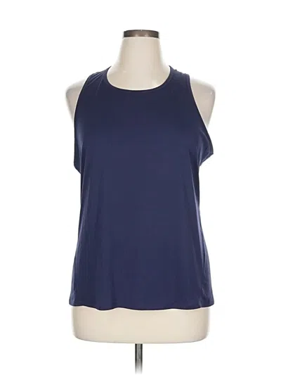 Pre-owned Assorted Brands Sleeveless T-shirt In Blue